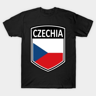 Flag Shield - Czechia T-Shirt